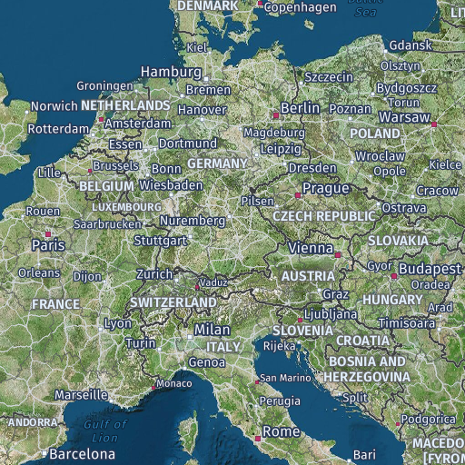 a maptile made of satellite images